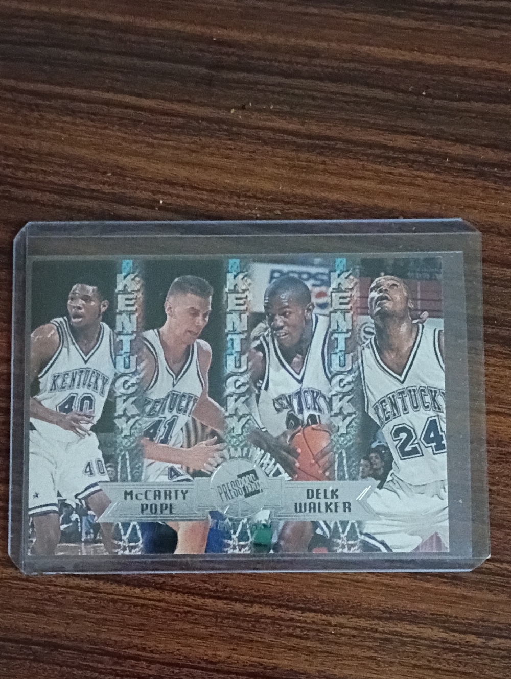 Kentucky Wildcats Team Basketball Trading Card - Multi-Player Holographic
